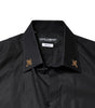 Chemise habillée noire ornée de croix dorées Dolce &amp; Gabbana pour homme