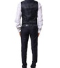 Costume 3 pièces en laine bleu Martini de Dolce &amp; Gabbana pour homme