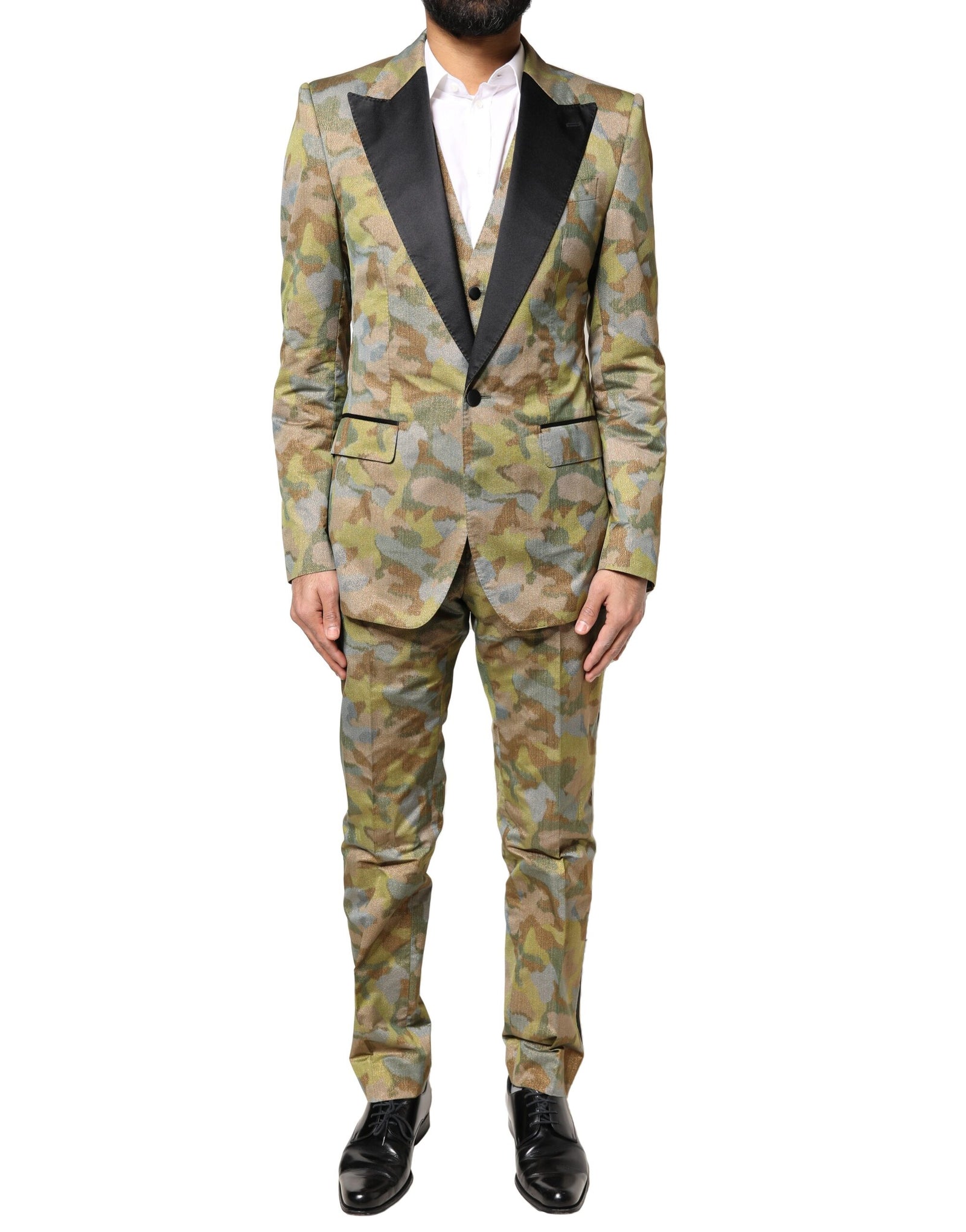 Dolce &amp; Gabbana Costume 3 pièces camouflage multicolore SICILIA