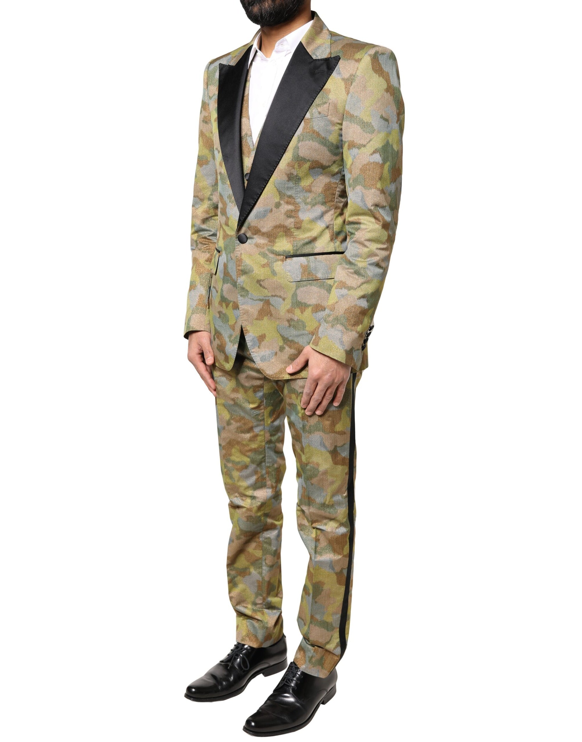 Dolce &amp; Gabbana Costume 3 pièces camouflage multicolore SICILIA