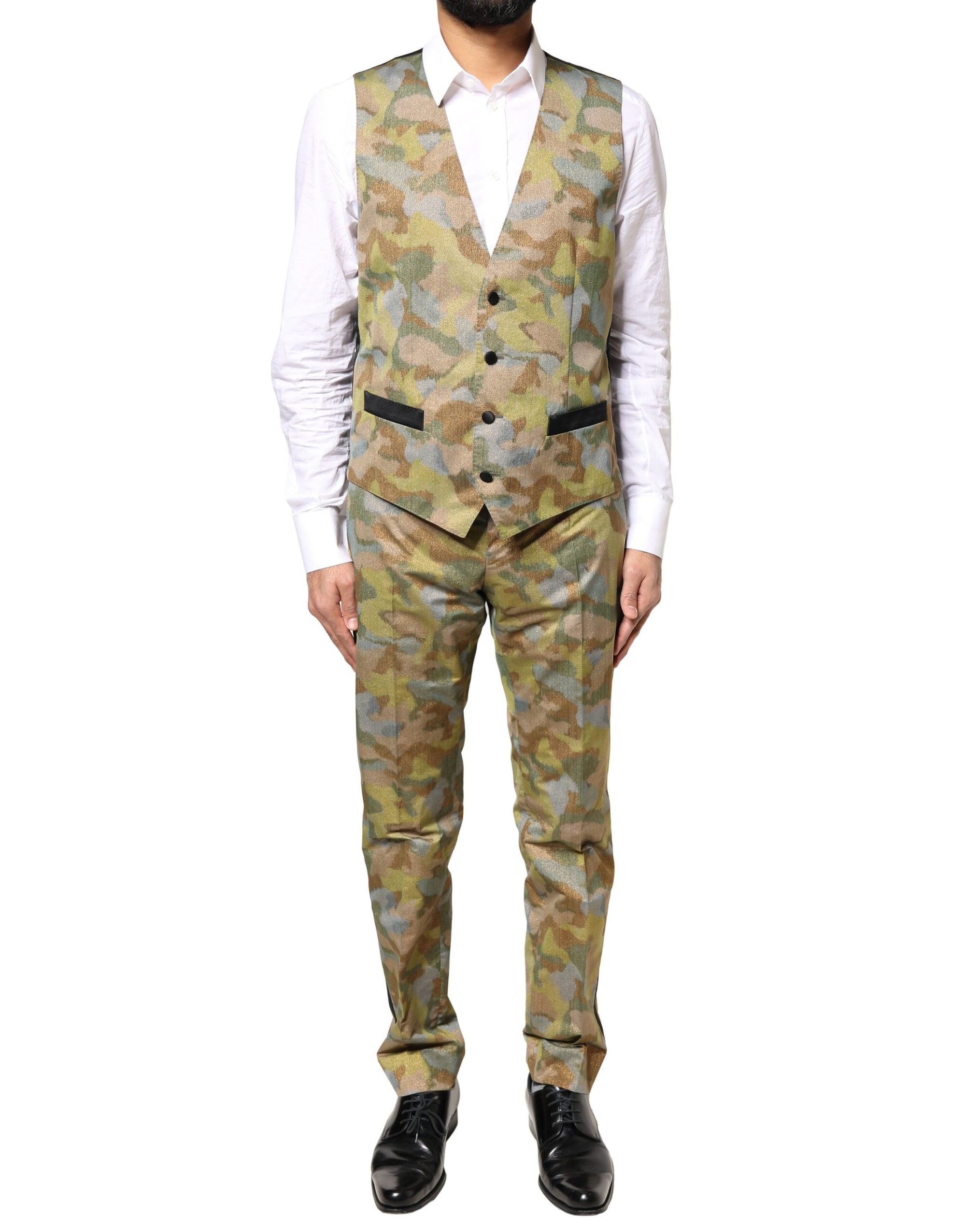 Dolce &amp; Gabbana Costume 3 pièces camouflage multicolore SICILIA