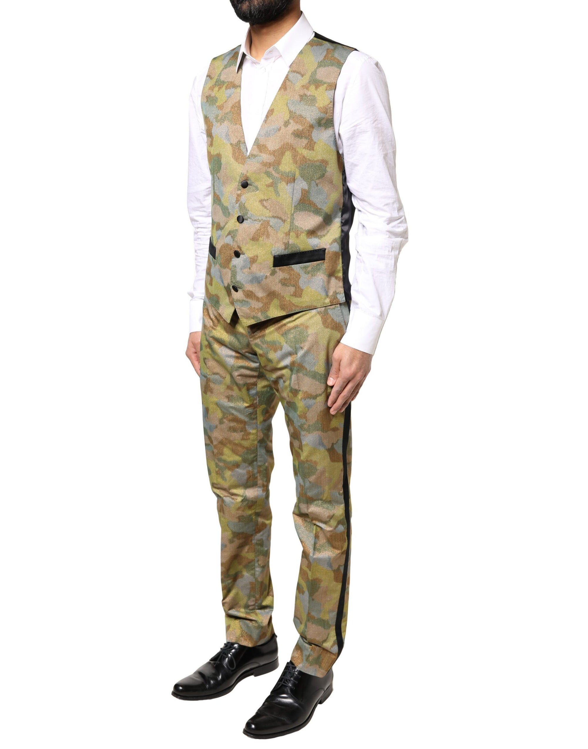 Dolce &amp; Gabbana Costume 3 pièces camouflage multicolore SICILIA