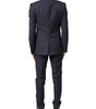 Dolce & Gabbana Black Fantasy MARTINI 3 Piece Formal Suit