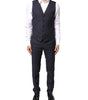 Dolce & Gabbana Black Fantasy MARTINI 3 Piece Formal Suit