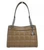 Michael Kors Susan Medium Chain Shoulder Tote Bag Driftwood