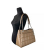 Michael Kors Susan Medium Chain Shoulder Tote Bag Driftwood
