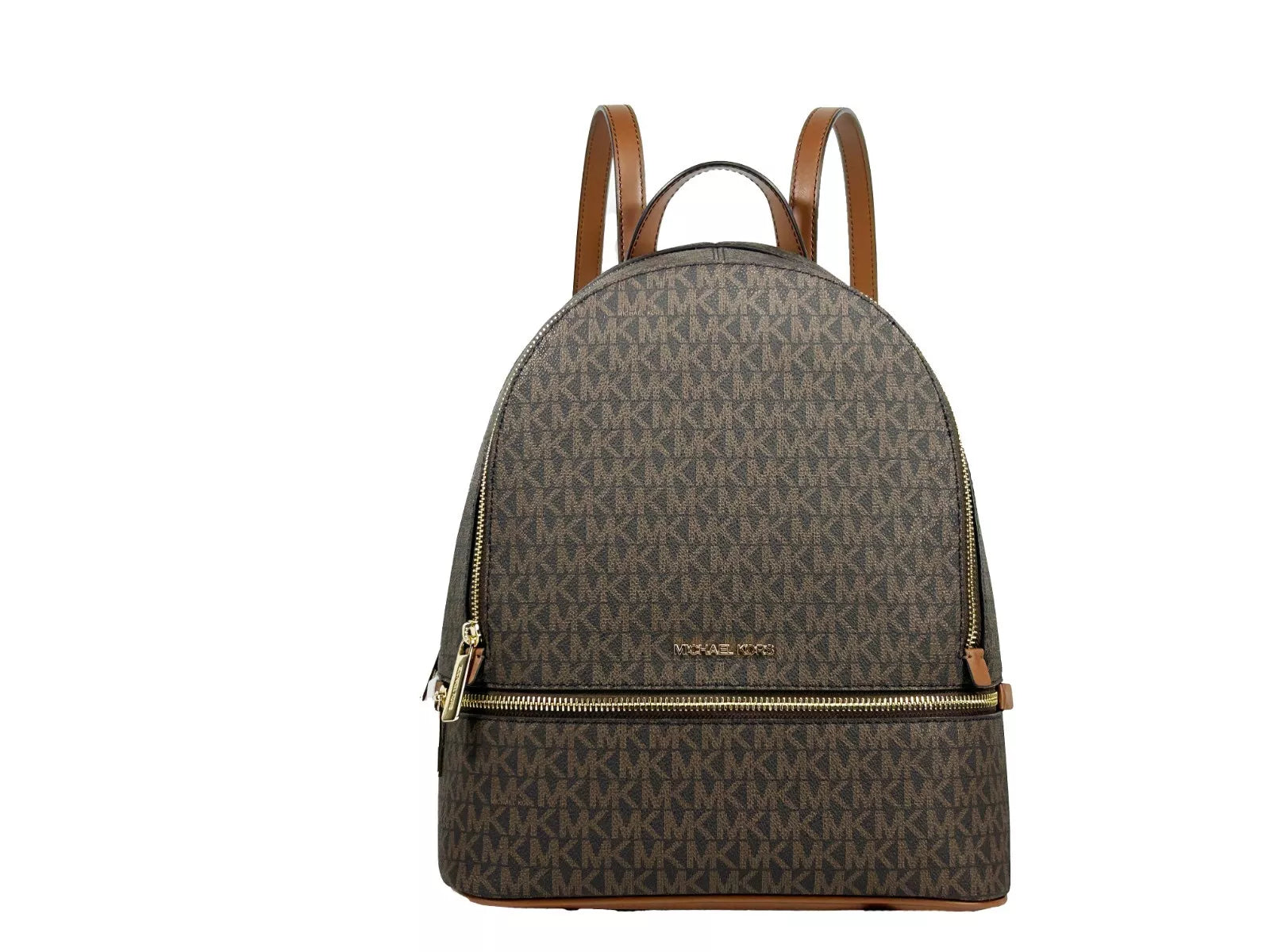 Sac à dos Michael Kors Rhea Medium en PVC, marron