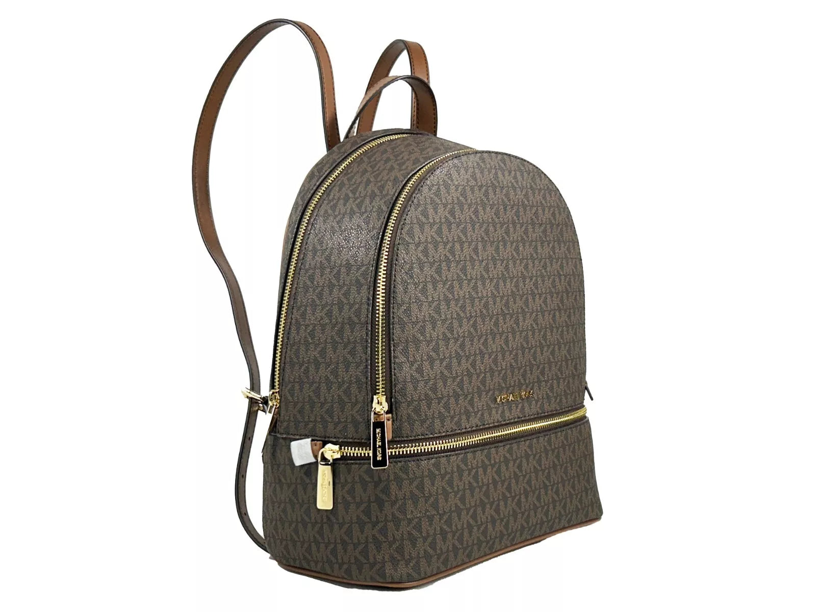 Sac à dos Michael Kors Rhea Medium en PVC, marron