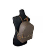 Michael Kors Rhea Medium PVC Backpack Bookbag Brown
