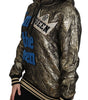 Dolce & Gabbana Im The Queen Jaquard Gold Sweatshirt  Hoodie