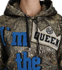 Dolce & Gabbana Im The Queen Jaquard Gold Sweatshirt  Hoodie