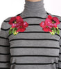 Dolce & Gabbana Gray Cashmere Silk Turtleneck Sweater
