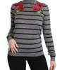 Dolce & Gabbana Gray Cashmere Silk Turtleneck Sweater