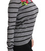 Dolce & Gabbana Gray Cashmere Silk Turtleneck Sweater