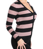 Dolce & Gabbana Pink Floral Cashmere Cardigan Sweater