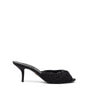 Dolce & Gabbana Black Cotton Sandal