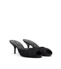 Dolce & Gabbana Black Cotton Sandal