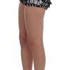 Dolce & Gabbana Sequined High Waist Designer Mini Shorts