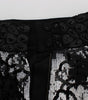 Dolce & Gabbana Sequined High Waist Designer Mini Shorts