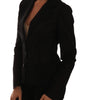 Dolce & Gabbana Black Nylon Net Blazer Jacket