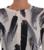 Dolce & Gabbana Elegant Silk Stroke-Pattern Sweater