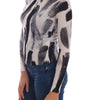 Dolce & Gabbana Elegant Silk Stroke-Pattern Sweater