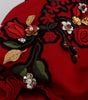 Dolce & Gabbana Elegant Silk High Waist Embroidered Shorts