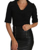 Dolce & Gabbana Black Short Fitted Wool Cropped Jacket Blazer