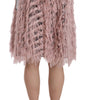Dolce & Gabbana Wide Elastic Waist High Fashion Skirt