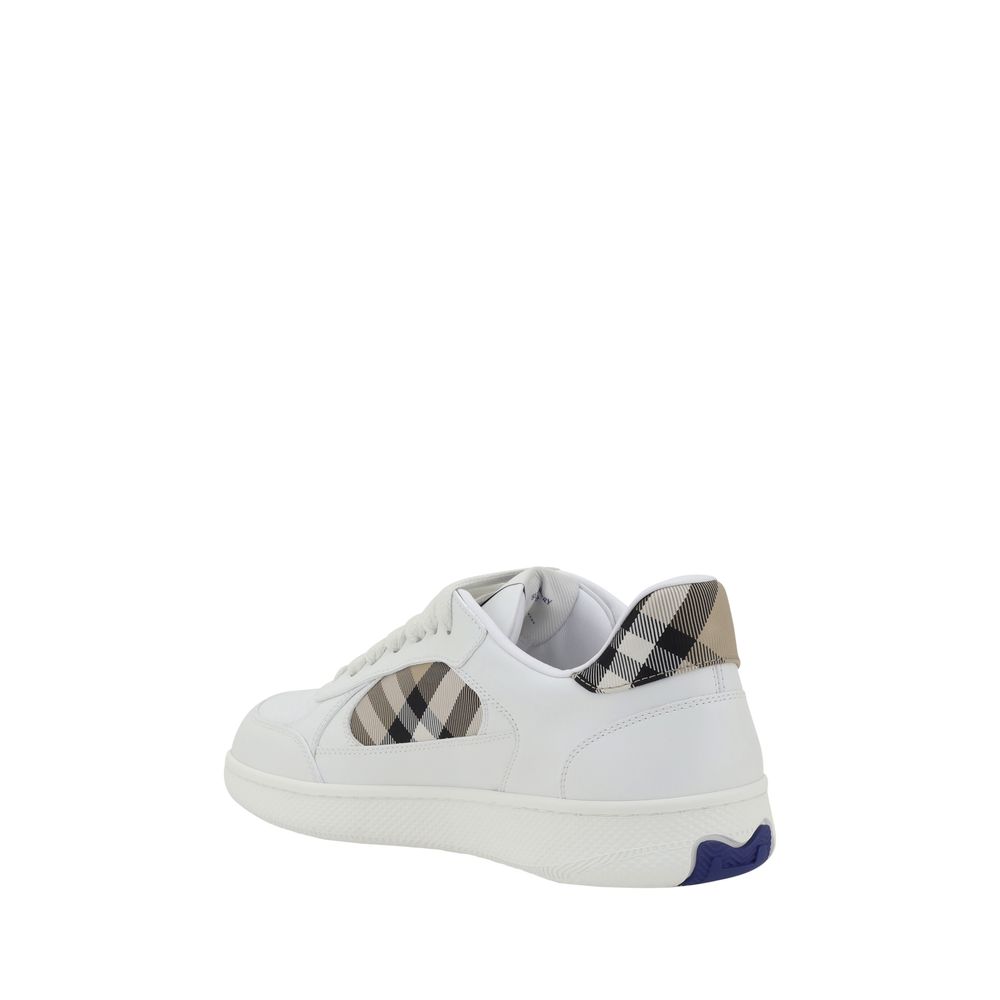Baskets en cuir Burberry