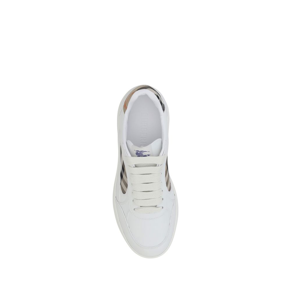 Baskets en cuir Burberry