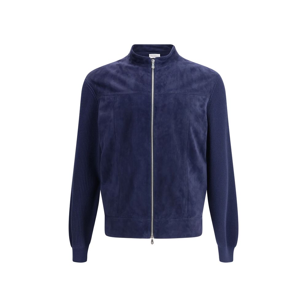Veste en cuir Brunello Cucinelli