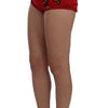 Dolce & Gabbana Enchanted Sicily Crystal-Embellished Silk Shorts