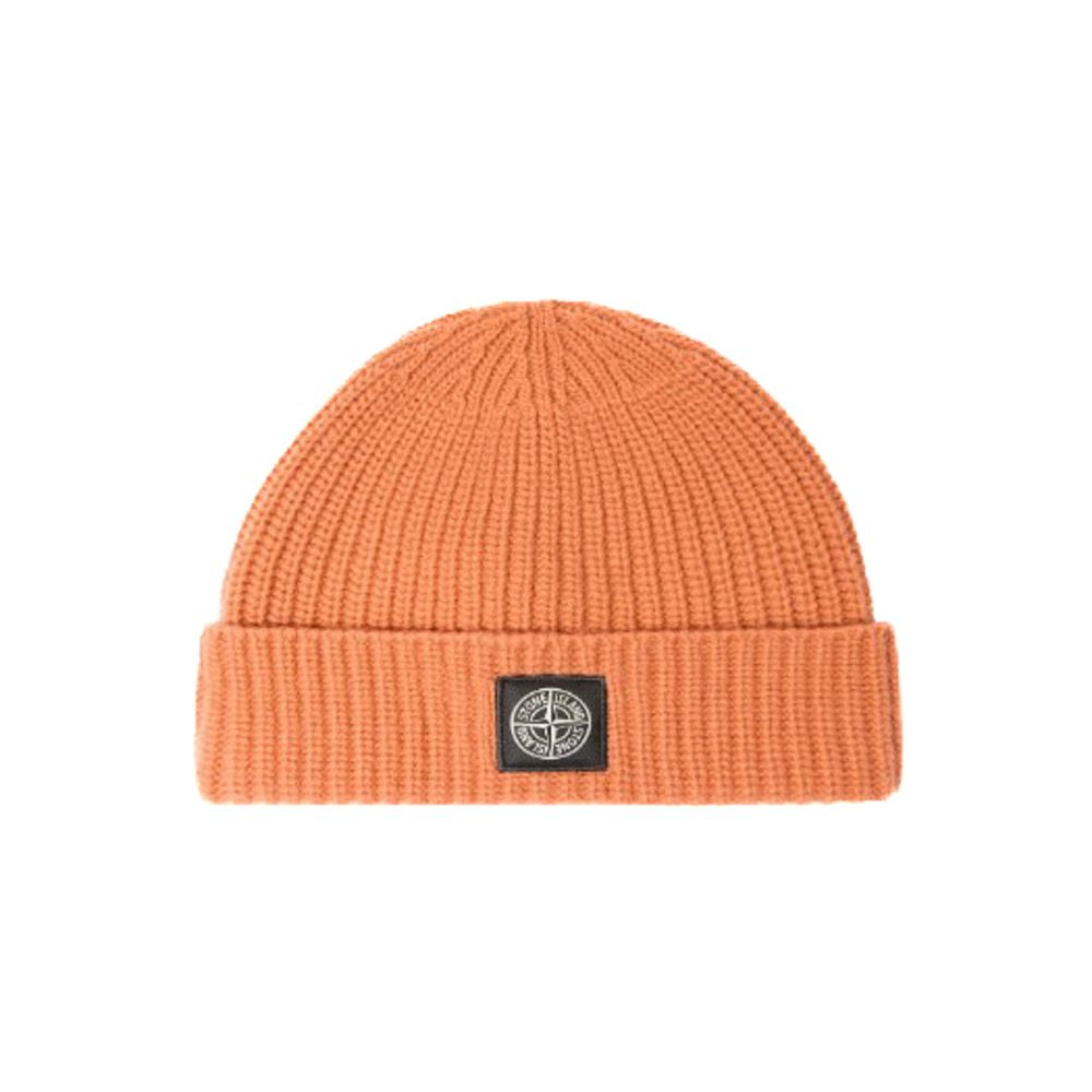 Chapeaux et casquettes en laine rose Stone Island
