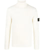 Stone Island White Wool Sweater