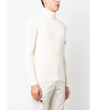 Stone Island White Wool Sweater