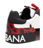 Dolce & Gabbana Black And White Leather Sneaker