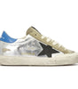 Baskets Golden Goose en cuir de veau gris