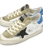 Baskets Golden Goose en cuir de veau gris