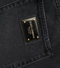 Dolce & Gabbana Black Cotton Cargo Denim Men Bermuda Shorts