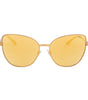 Polo Ralph Lauren Brown Metal Sunglasses