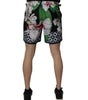 Dolce & Gabbana Multicolor Floral Polyester Men Bermuda Shorts