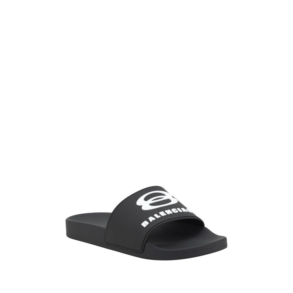 Chaussons à logo Balenciaga