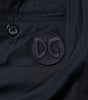 Dolce & Gabbana Dark Blue Cotton Bermuda Sweatshorts Shorts