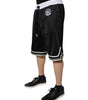 Dolce & Gabbana Black White Men Bermuda Sweatshorts Shorts