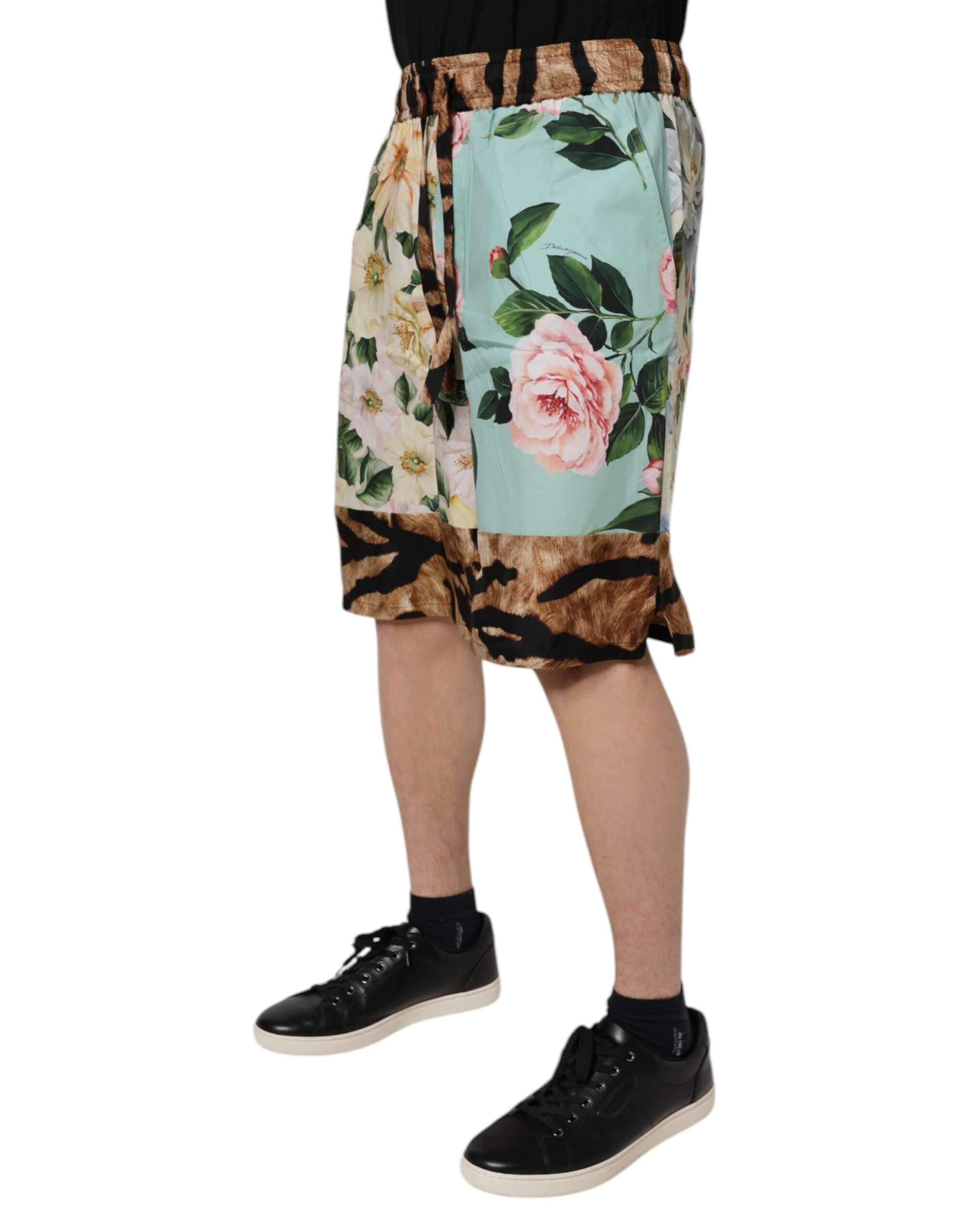 Bermuda Dolce &amp; Gabbana à imprimé floral multicolore pour homme