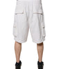 Bermuda cargo en coton blanc Dolce &amp; Gabbana