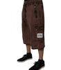 Bermuda cargo en coton marron Dolce &amp; Gabbana