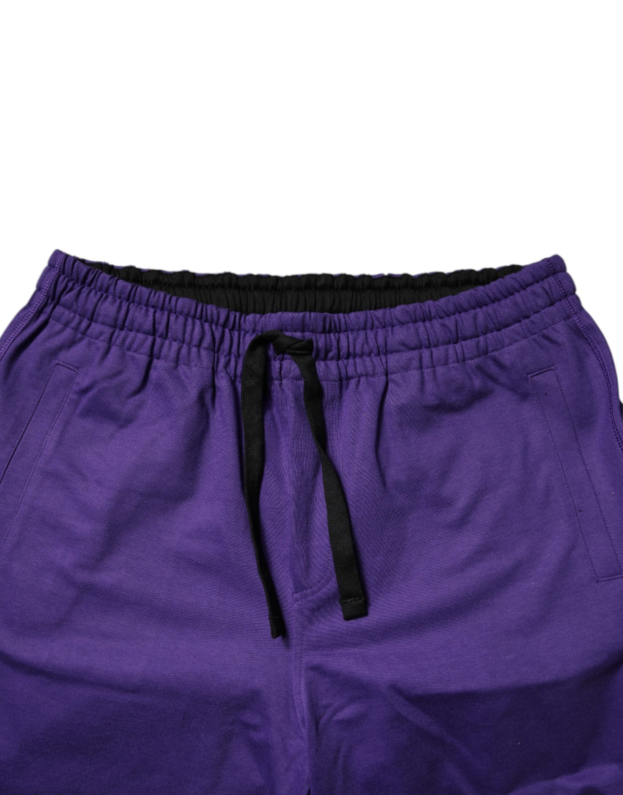 Bermuda en coton violet Dolce &amp; Gabbana pour homme