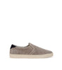 Brunello Cucinelli Gray Leather Sneaker